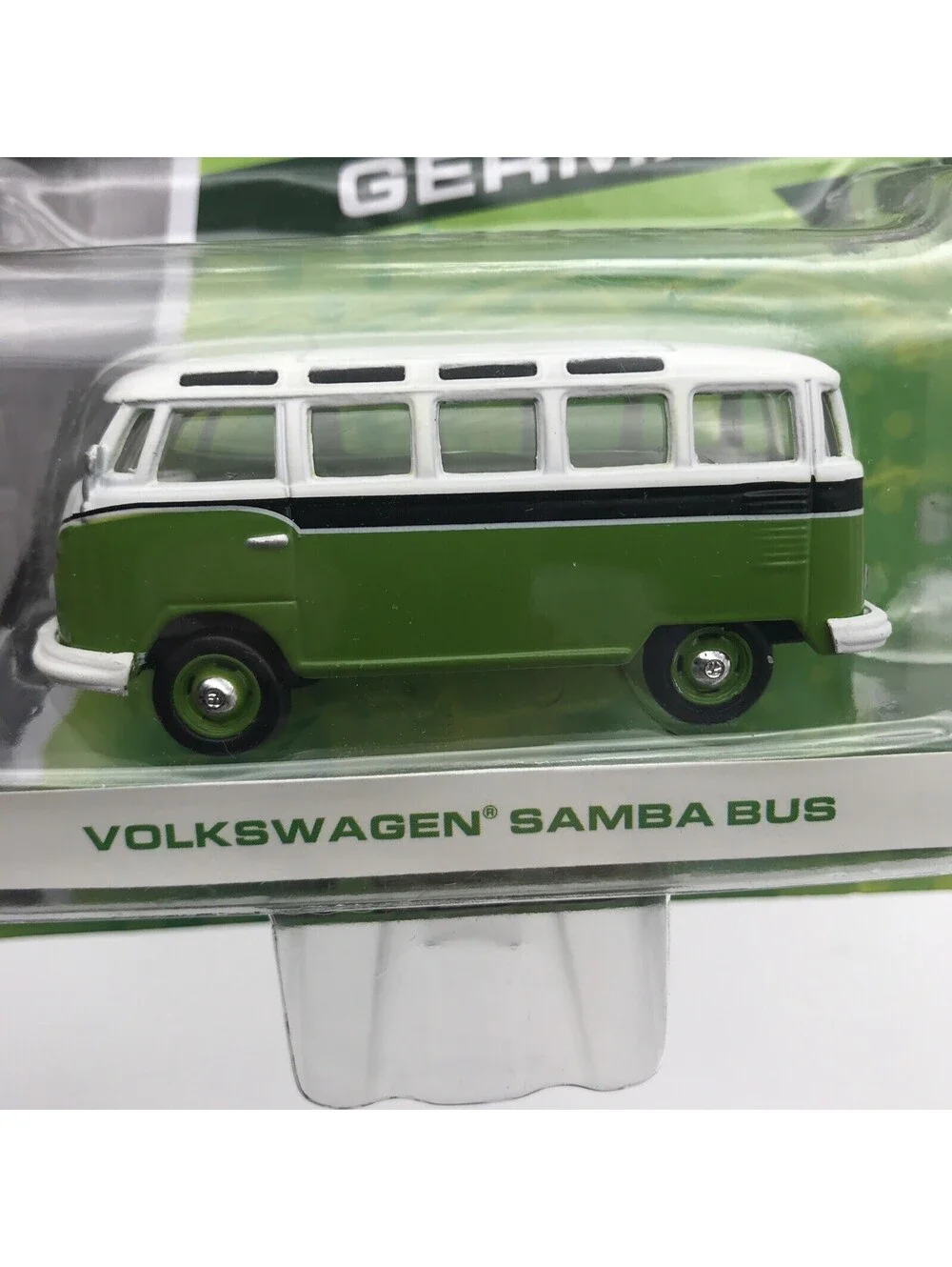 Volkswagen GREENLIGHT MOTOR WORLD GERMAN SERIES 11 SAMBA BUS GREEN WHITE